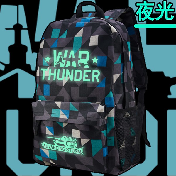 動漫新品上新價戰爭雷霆war Thunder游戲周邊青少年初中學生書包雙肩包背包男生 蝦皮購物