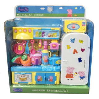 芃芃玩具粉紅豬小妹佩佩豬冰箱廚具爐具套裝組PP60537超市遊戲組PP60840