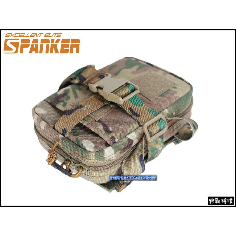 【野戰搖滾-生存遊戲】SPANKER 快拆活動醫療包、雜物包【CP迷彩】Multicam 迷彩快取急救包腰包雜物袋