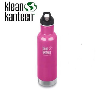 美國Klean Kanteen 20盎司窄口不鏽鋼保溫瓶592ml K20VCPPL 蘭花粉 【登山屋】