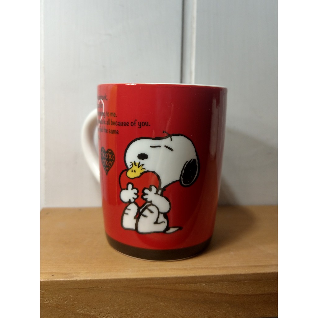 日本 USJ 大阪 環球影城 史努比 限定 2014 絕版 SNOOPY 馬克杯 咖啡杯