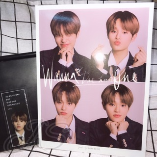[購買前私訊]Wanna One Photo Essay Season 2 透明書籤+四格小海報