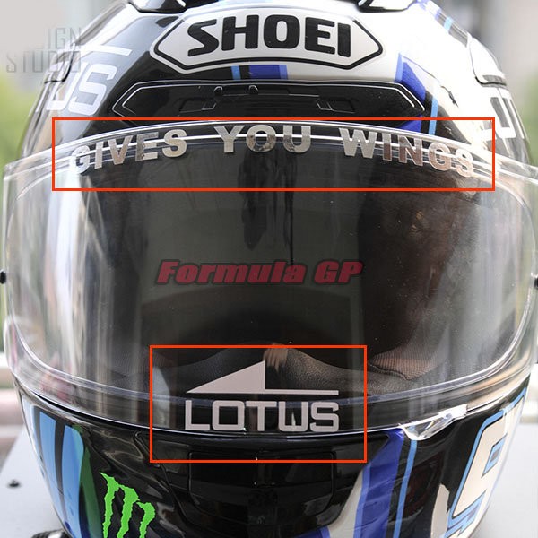[FGP] SHOEI 鏡片貼紙 LOTUS Marc Marquez 93 安全帽 頭盔貼紙 車貼貼紙 反光防水
