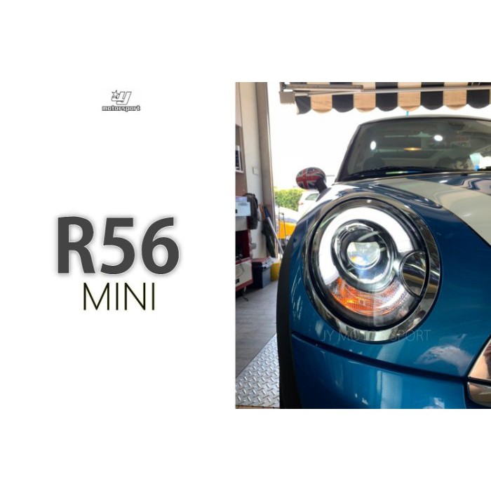 JY MOTOR 車身套件~MINI COOPER S 05 06 07 08 09 10 年 R56 導光條 魚眼大燈