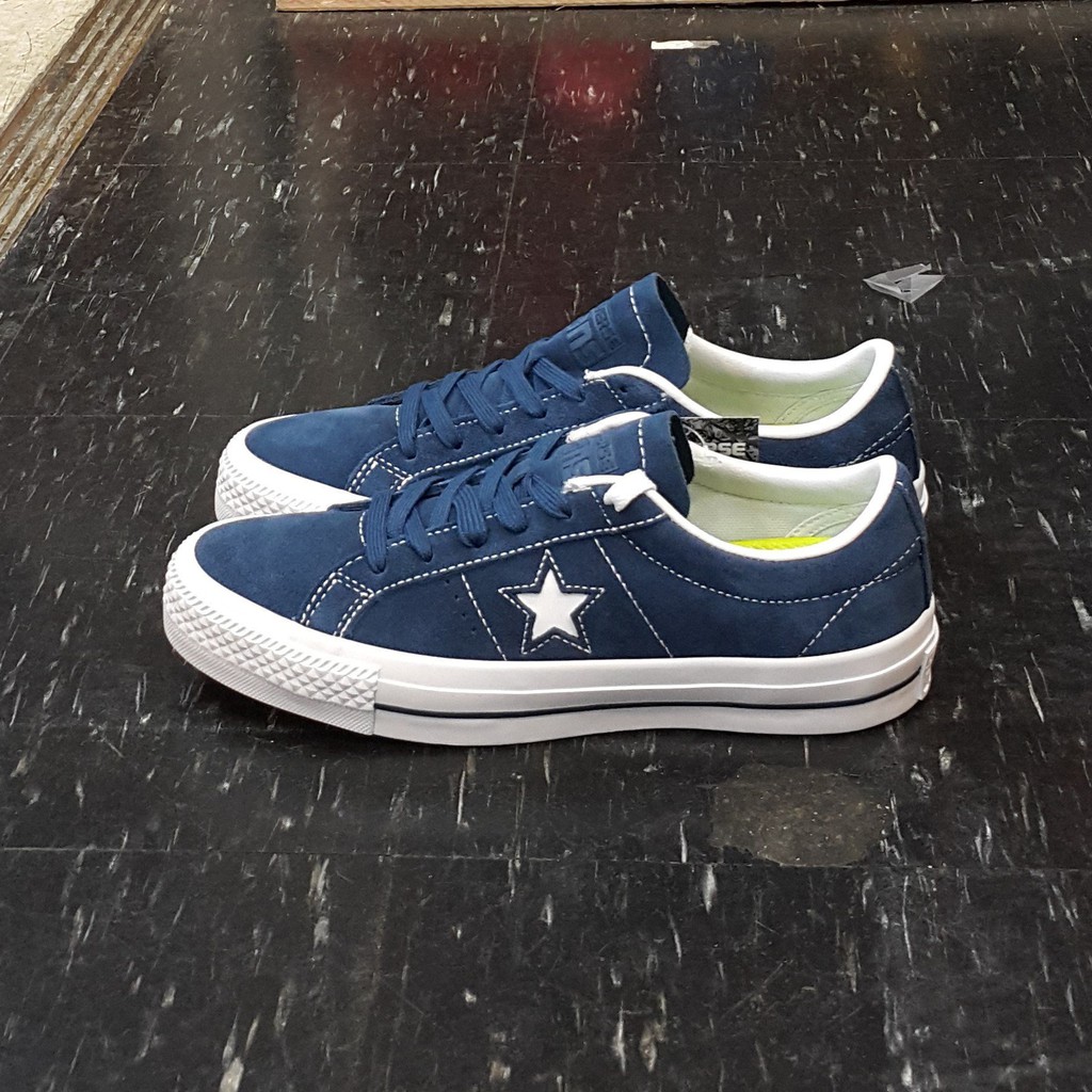 converse one star pro blue