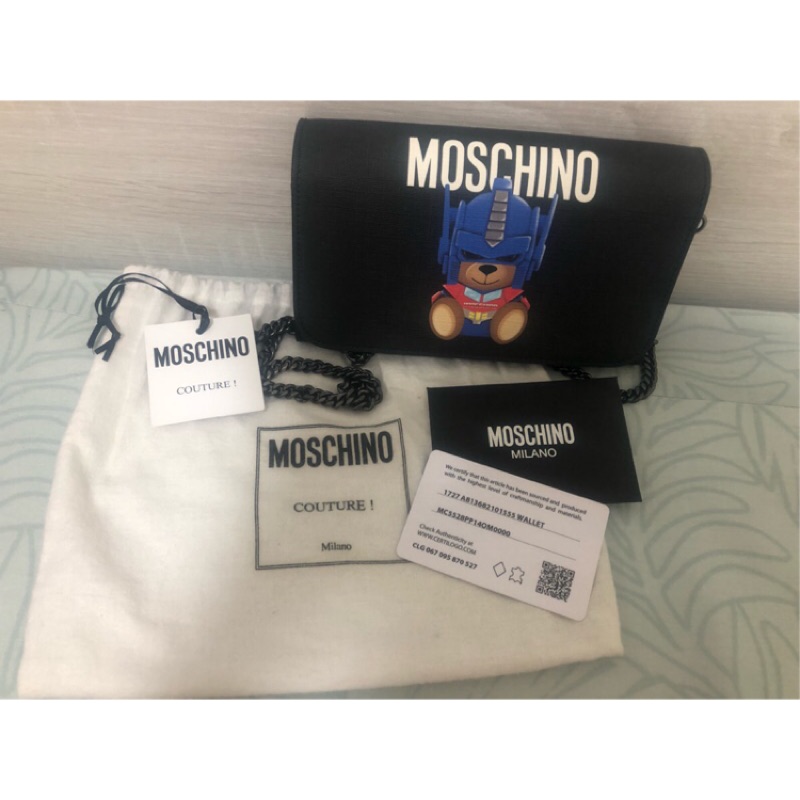 全新Moschino機器熊woc包