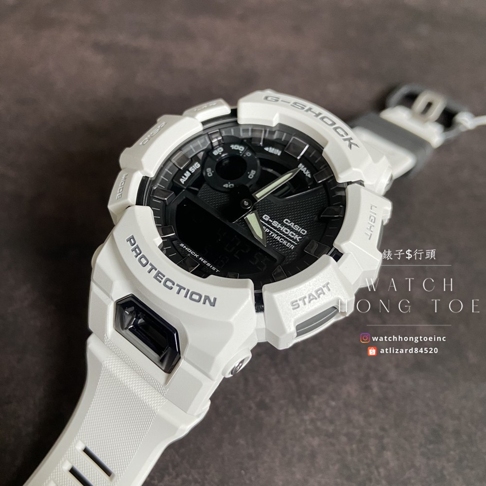 []錶子$行頭[] CASIO G-SHOCK 運動 計步 數據 藍芽連線 電子錶-白 ( GBA-900-7A )