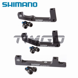 Shimano 碟剎卡鉗柱 PM/IS 安裝適配器,用於前後 203mm 轉子 (SM-MA-F203P/P)/(SM-