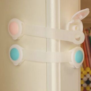 小熊長鎖扣 多功能抽屜鎖 兒童安全全冰箱櫃門鎖【愛baby用品】居家安全維護 安全櫃子所 衣櫃鞋櫃微波爐櫥櫃鎖特價商品