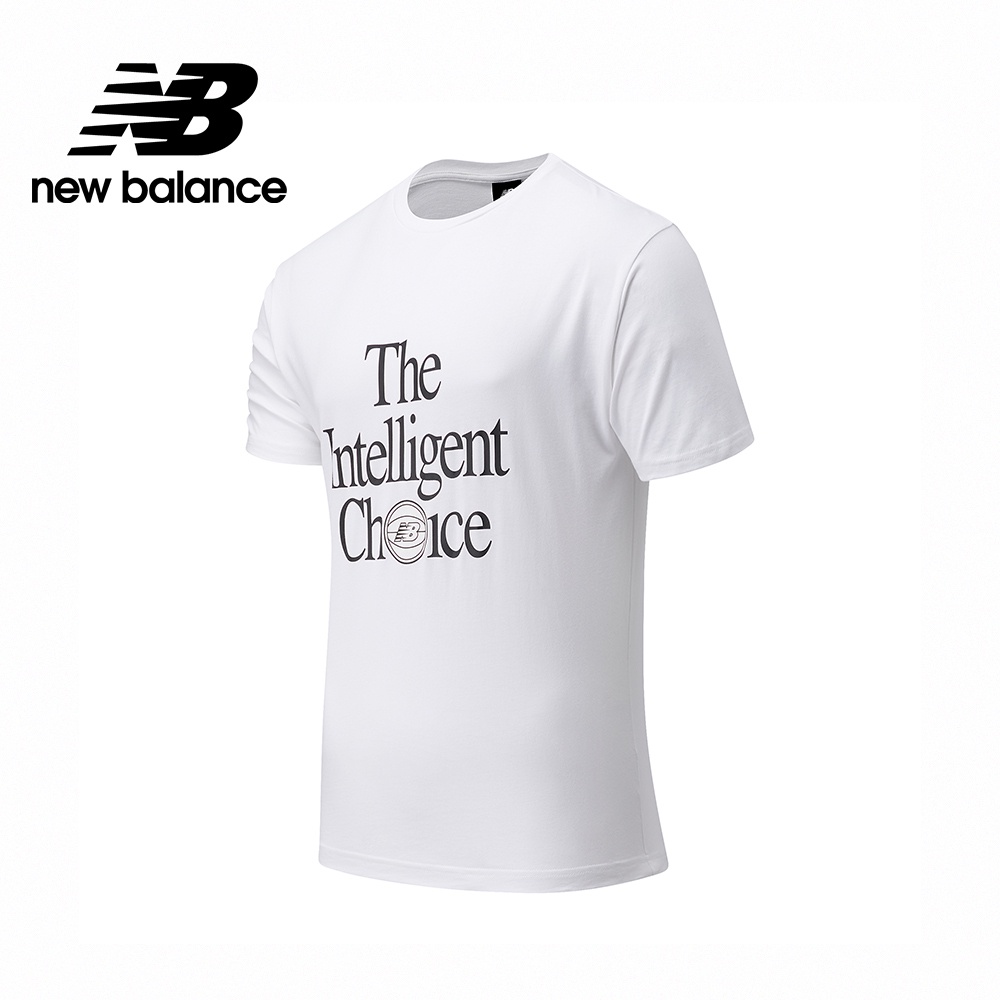 【New Balance】NB短袖上衣_男性_白色_MT13586WT