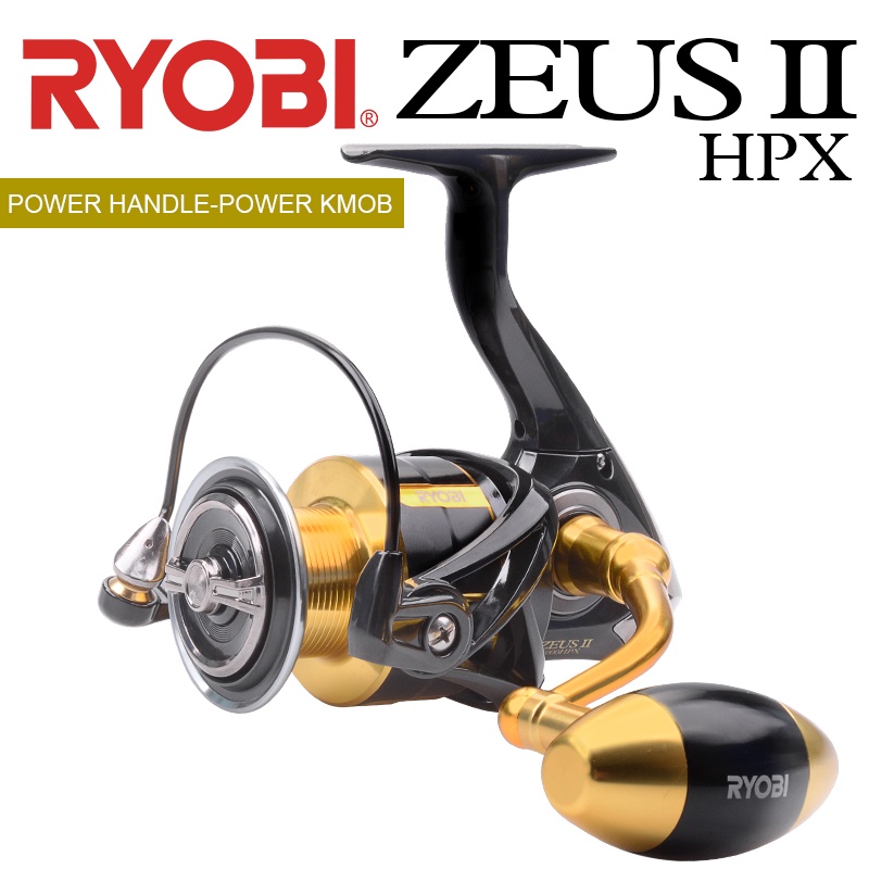 【新款 現貨】RYOBI ZEUS HPXⅡ利優比紡車輪捲線器1000HPX-6500HPX強力搖把金屬握丸超強防水魚線