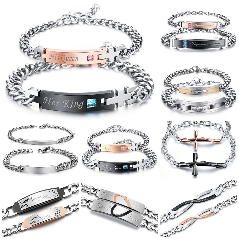 Z.MO鈦鋼屋 56款情侶鈦鋼手鏈 白鋼手鍊 可客製化刻字 鋼飾品 生日禮物 送禮物 耶誕禮物 七夕情人節禮物