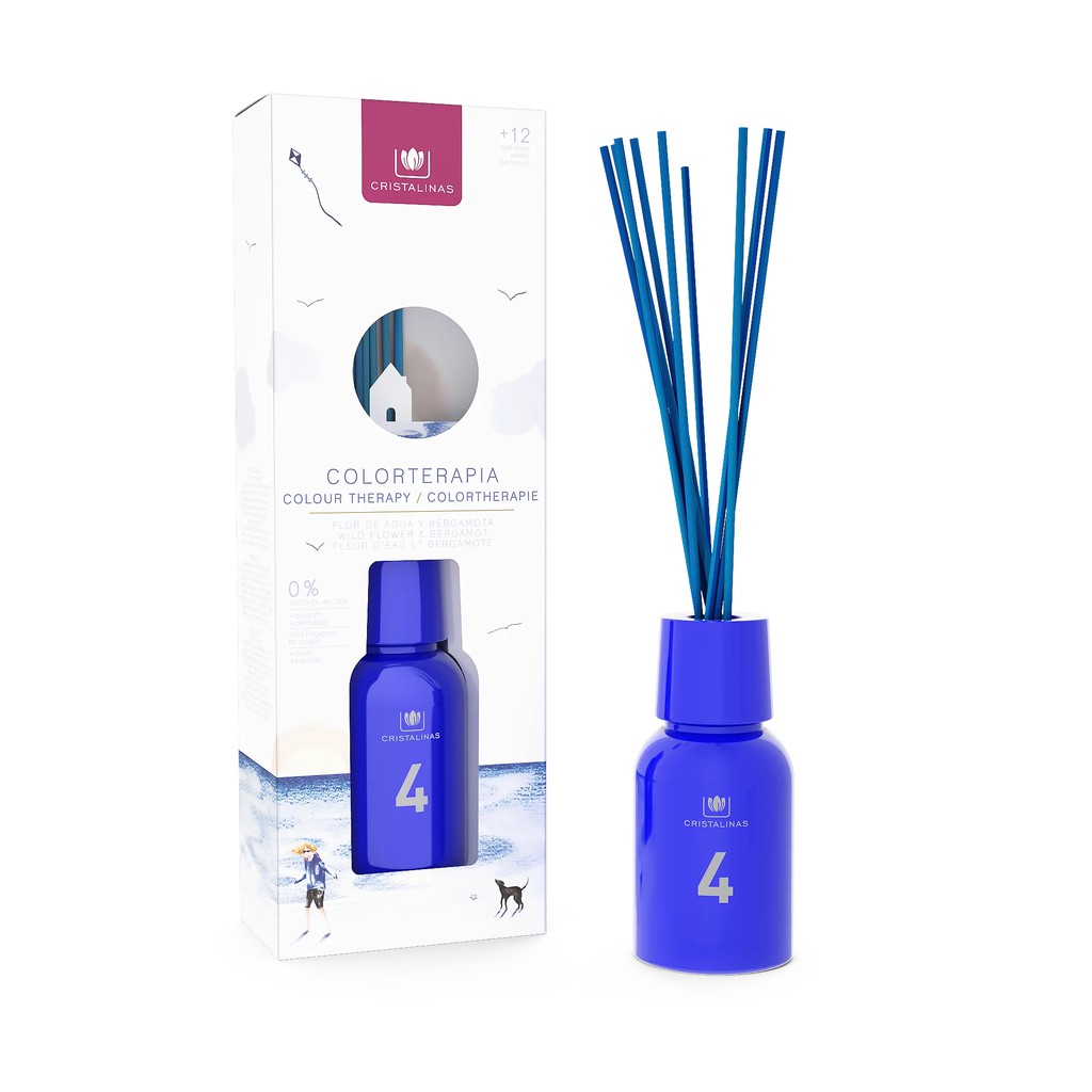 Cristalinas色彩療法複方香氛 125ml 海洋藍 清新海洋香調 蝦皮購物