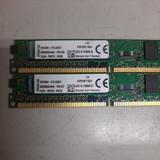 金士頓DDR3-1600 4G 桌機用 電壓:1.5V KVR16N11/4 終生保固