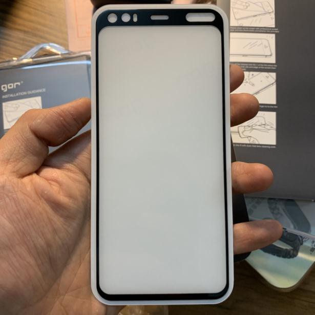 (GOR) 鋼化玻璃適用於 Google Pixel 4 / Pixel 4 XL Premium 全黑邊框