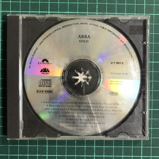 【雷根6】二手CD/ ABBA Gold Greatest Hits Forever Gold # CD078