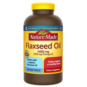 ♡* 現貨 ☆*(2025/06)Nature Made萊萃美 Flaxseed Oil 亞麻仁油，1400毫克300顆