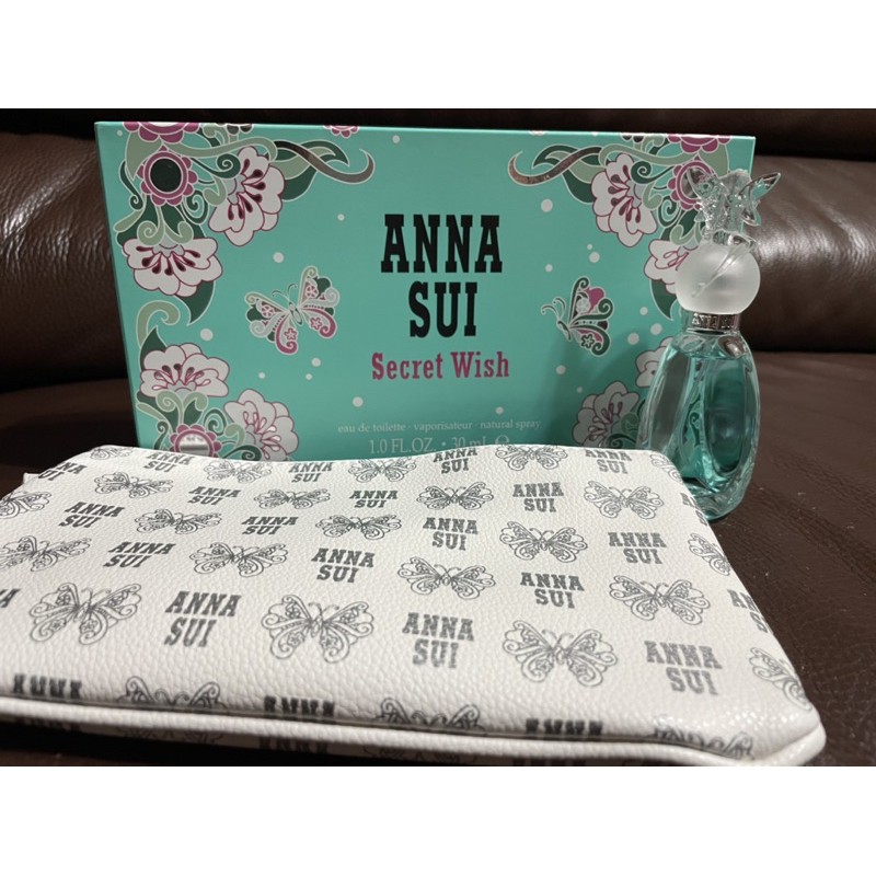 Anna Sui 安娜蘇許願精靈 花綻禮盒(30ml+手拿包)