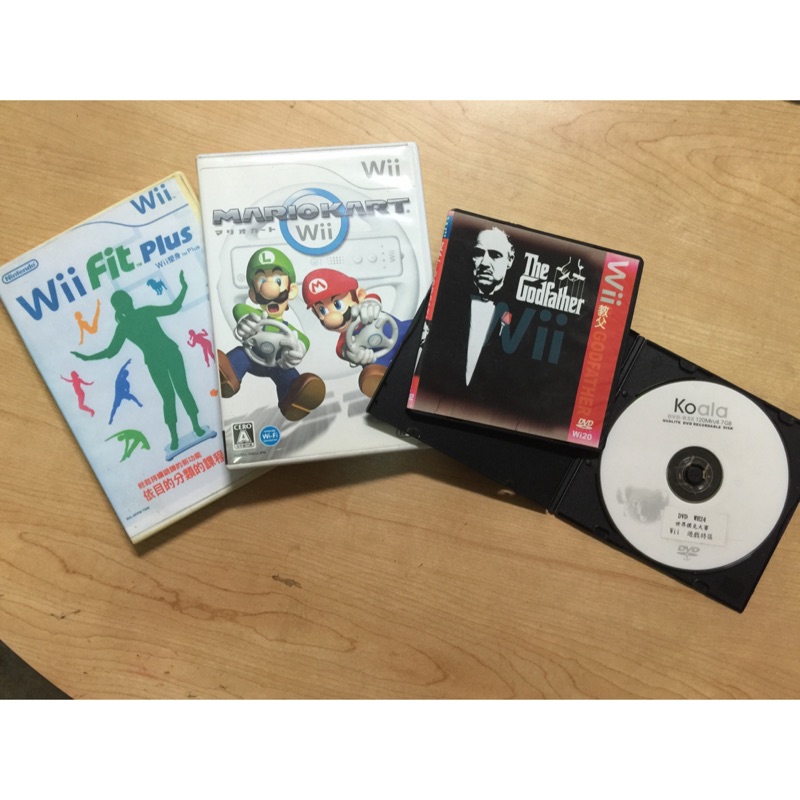 Wii主機 遊戲片 方向盤