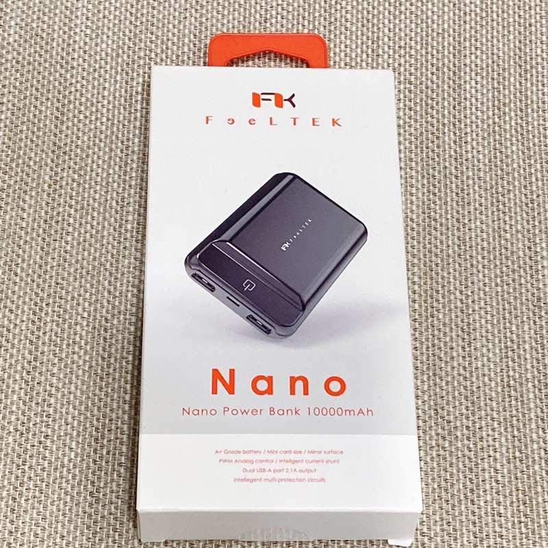 Nano Power Bank 10000mAh 行動電源(全新未拆封)