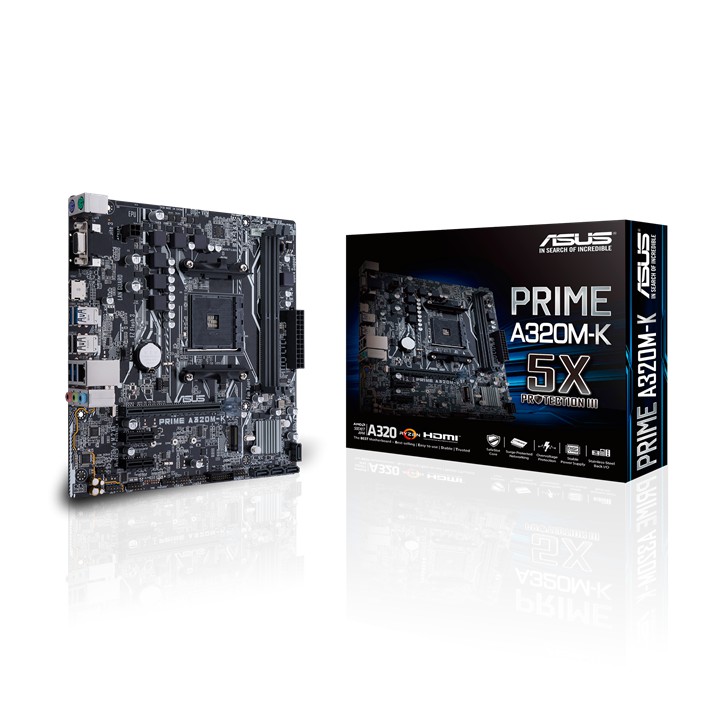 華碩 PRIME A320M-K/註冊四年保(mATX/DDR4-2/1D1H/M.2*1) 現貨 廠商直送