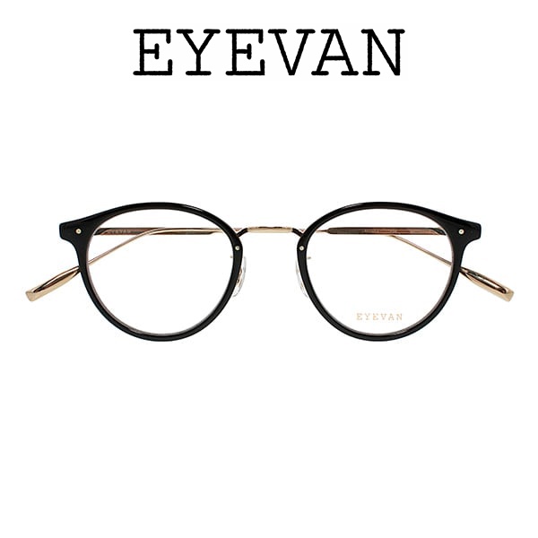 EYEVAN 眼鏡 ACOSTA PBK (黑/金)  鏡框 日本手工眼鏡【原作眼鏡】