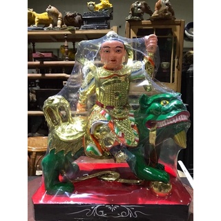 全新木雕神尊神像 麒麟太子 8吋8
