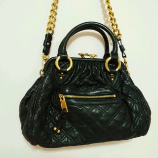 絕版Marc Jacobs 小羊皮小香風金鍊包 LV設計師 MJ