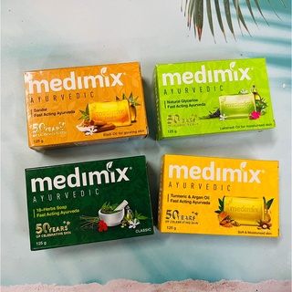 印度原裝進口 MEDIMIX 美膚皂 草本皂-深綠色/檀香皂-橘色/寶貝皂-淺綠/薑黃皂 四款可選
