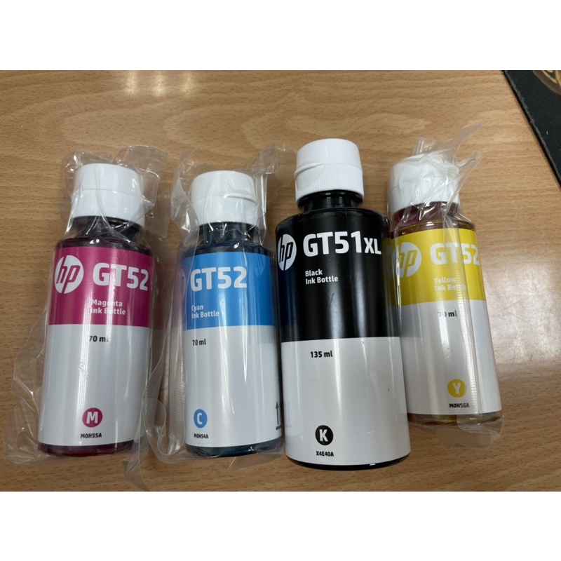 優惠 HP GT51XL  GT52墨水瓶（原廠）(全新）（效期2020/12）