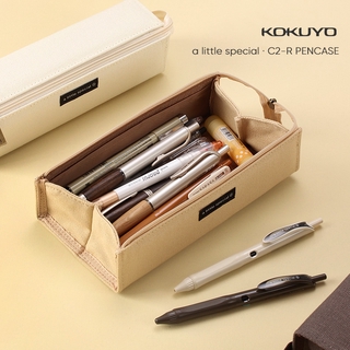 KOKUYO 國譽大容量方形文具盒帆布筆袋