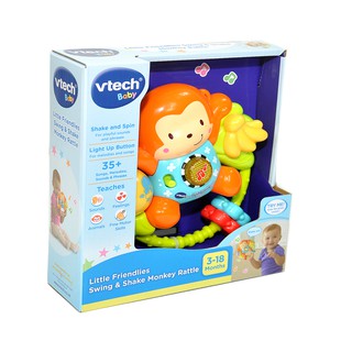 Vtech 音樂搖擺聲光小猴，易於抓握的尺寸非常適合寶寶的小手，外出時也方便攜帶 娃娃購 婦嬰用品專賣店