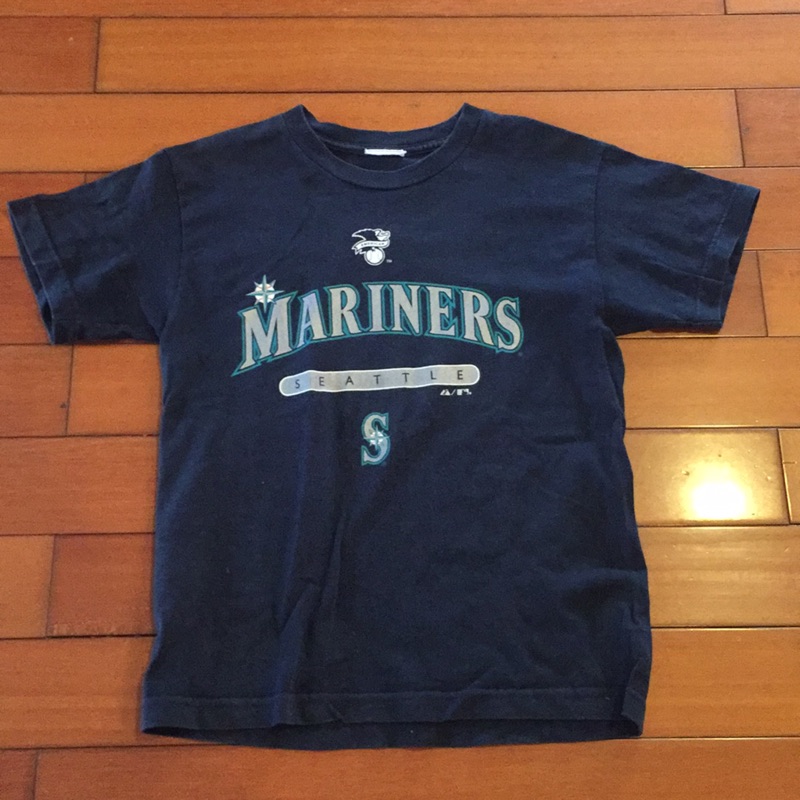 二手童裝-MLB美國西雅圖水手隊棒球T恤