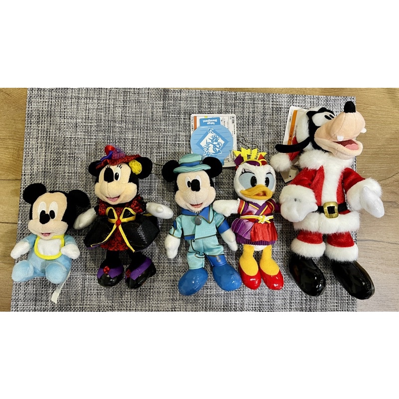 日本 東京 迪士尼 樂園 米奇 米妮 高飛 麥斯 吊飾 娃娃
