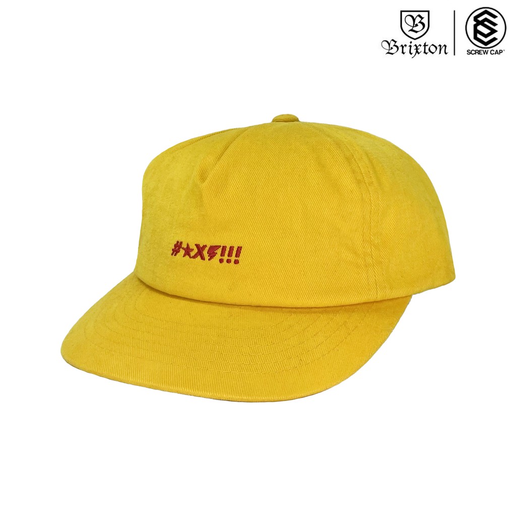 BRIXTON CAP SHINB LP CAP YELLOW 棒球帽 老帽 鴨舌帽 ⫷ScrewCap⫸