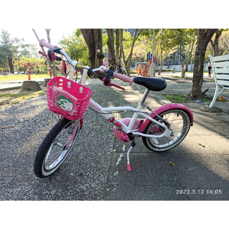 二手-迪卡儂 16吋兒童腳踏車(長檔泥板)