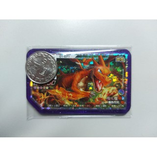 正版 pokemon gaole 五星 y噴火龍 正版 非x噴 第一彈 精靈寶可夢