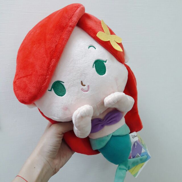 【新品】迪士尼公主 小美人魚 愛麗兒 娃娃 布偶