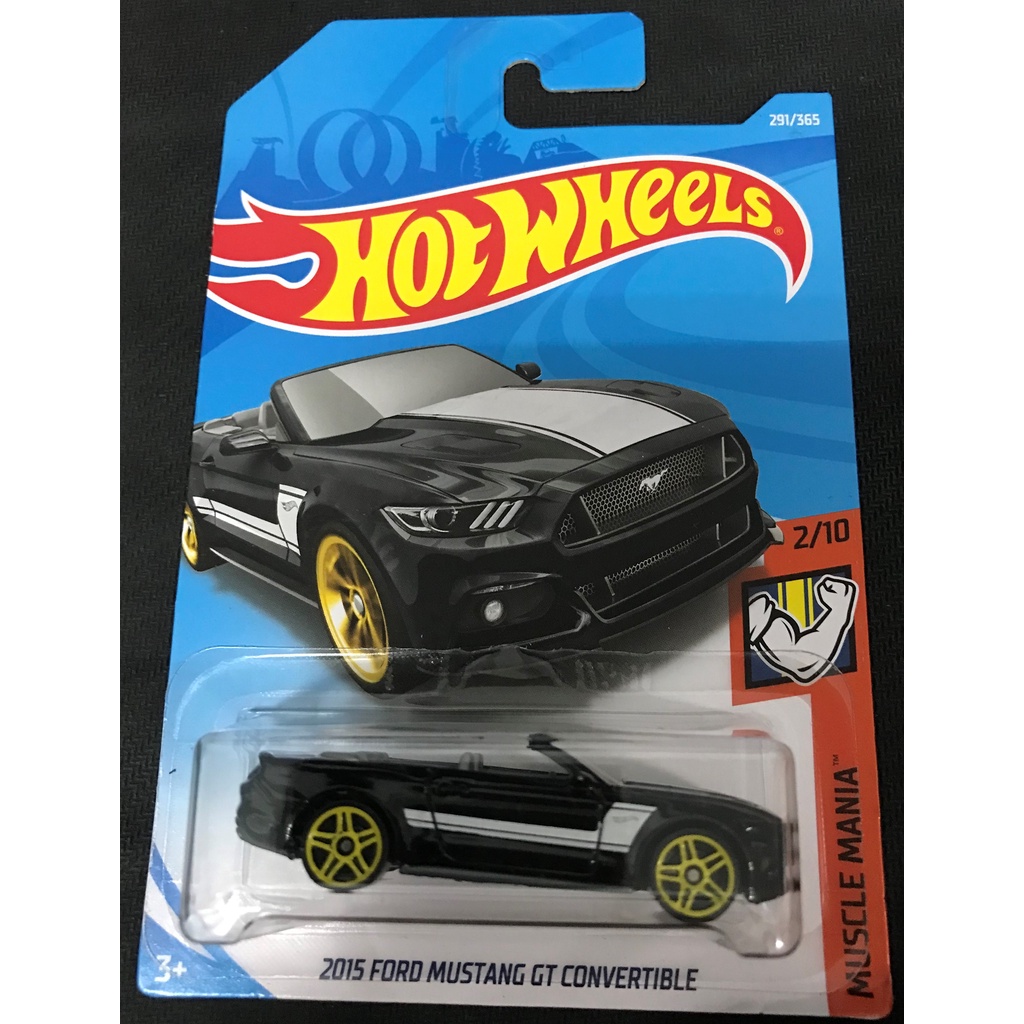 風火輪 hot wheels 2015 福特 ford 野馬 mustang gt convertible 敞篷 普卡