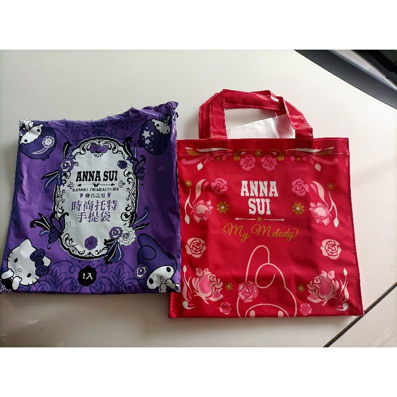 7-11 時尚聯萌集點送 ANNA SUI KITTY 三麗鷗 時尚托特手提袋 玫瑰款