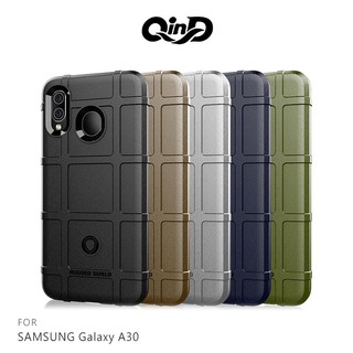 【售完不補】強尼拍賣~QinD SAMSUNG A20/A30 戰術護盾保護套 背殼 TPU套 手機殼