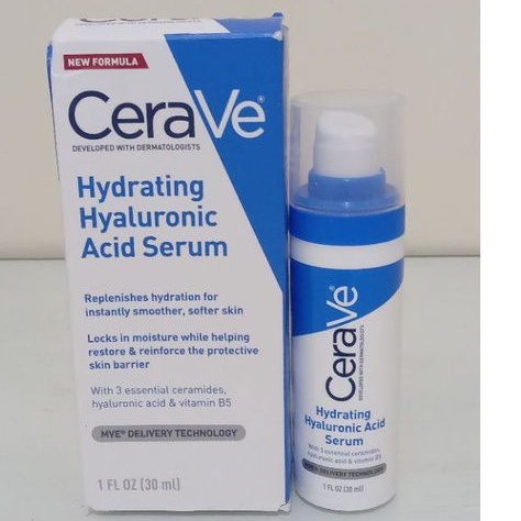Cerave 透明質酸面部精華含維生素 B5 含量 30ML