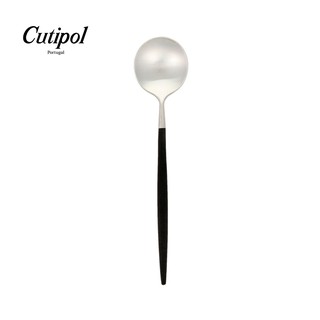 葡萄牙Cutipol GOA系列 黑柄霧面不銹鋼-21cm主餐匙