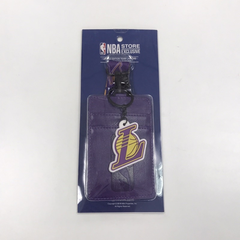 全新 NBA 湖人隊 LAKERS 紫色 證件夾 悠遊卡夾 證件套 悠遊卡套 證件帶 KOBE LBJ JAMES