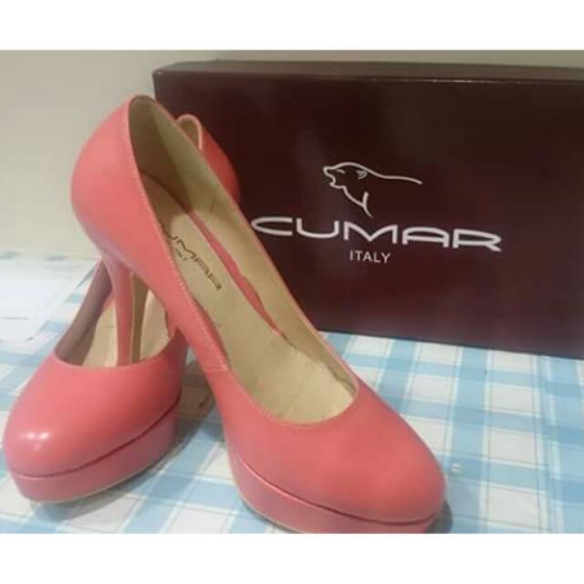 二手 CUMAR 粉紅色 婚鞋 高跟鞋
