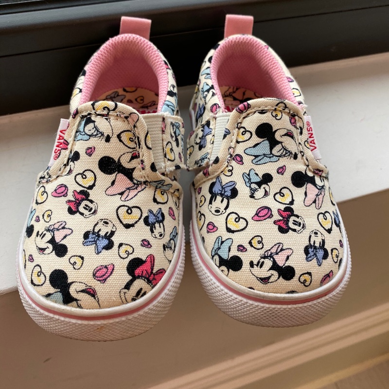 VANS Disney 迪士尼粉色米妮童鞋