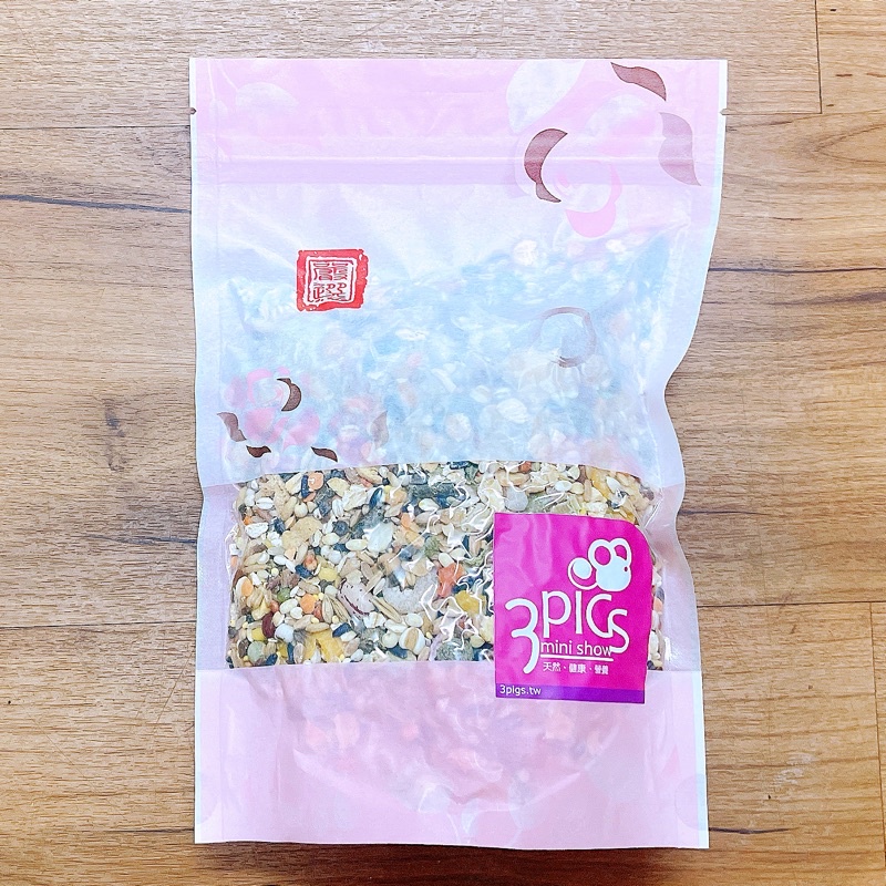 【三隻小豬寵物用品】【粉】3pigs鼠寶綜合堅果健康餐(粉)350g 倉鼠特調 倉鼠主食 倉鼠飼料--【粉包】