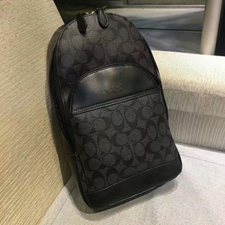 ✨美國代購✨Coach男士 單肩斜跨全皮/印花/條紋休閒胸包