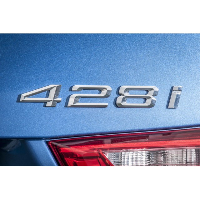 圓夢工廠 BMW 寶馬 4系列 F32 F33 F36 428I 428i 後車箱板金鍍鉻改裝字貼字標 同原廠款式