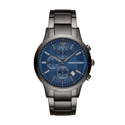 EMPORIO ARMANI時尚典範三眼計時腕錶43mm(AR11215)